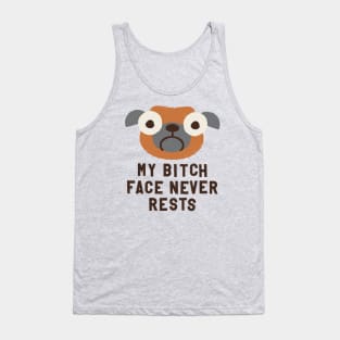 Why the Wrong Face? (dog version) Tank Top